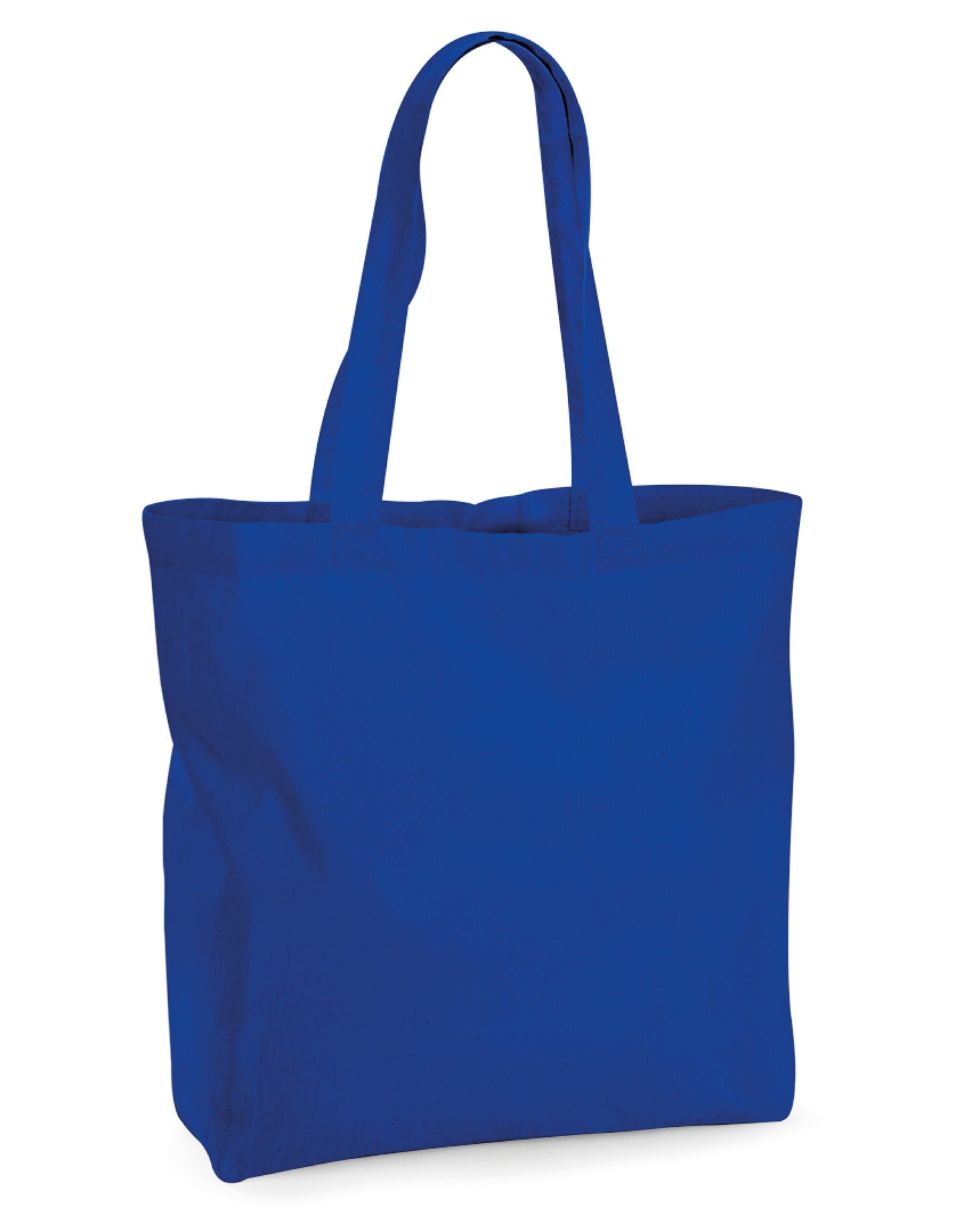 Organic Premium Cotton Maxi Tote - Bright Royal