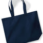 Organic Premium Cotton Maxi Tote - French Navy
