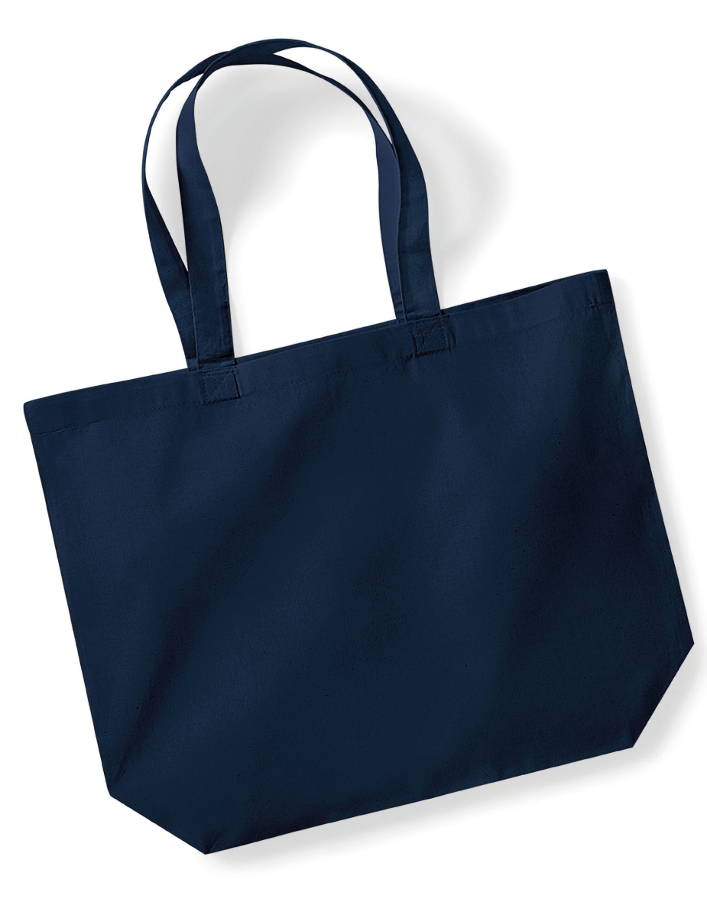 Organic Premium Cotton Maxi Tote - French Navy