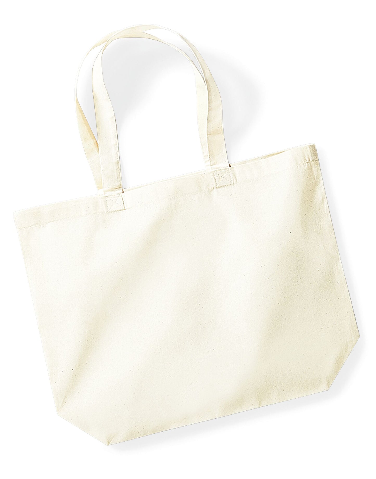 Organic Premium Cotton Maxi Tote - Natural