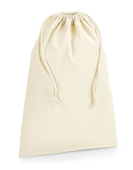 Organic Premium Cotton Stuff Bag - Natural