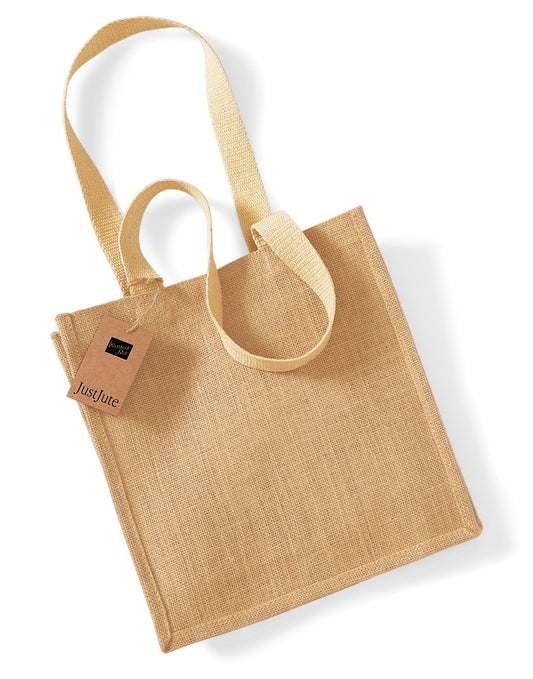 Jute Compact Tote - Natural