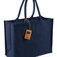 Jute Classic Shopper - Navy/Navy