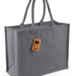 Jute Classic Shopper - Graphite Grey/Graphite Grey