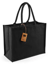 Jute Classic Shopper - Black/Black