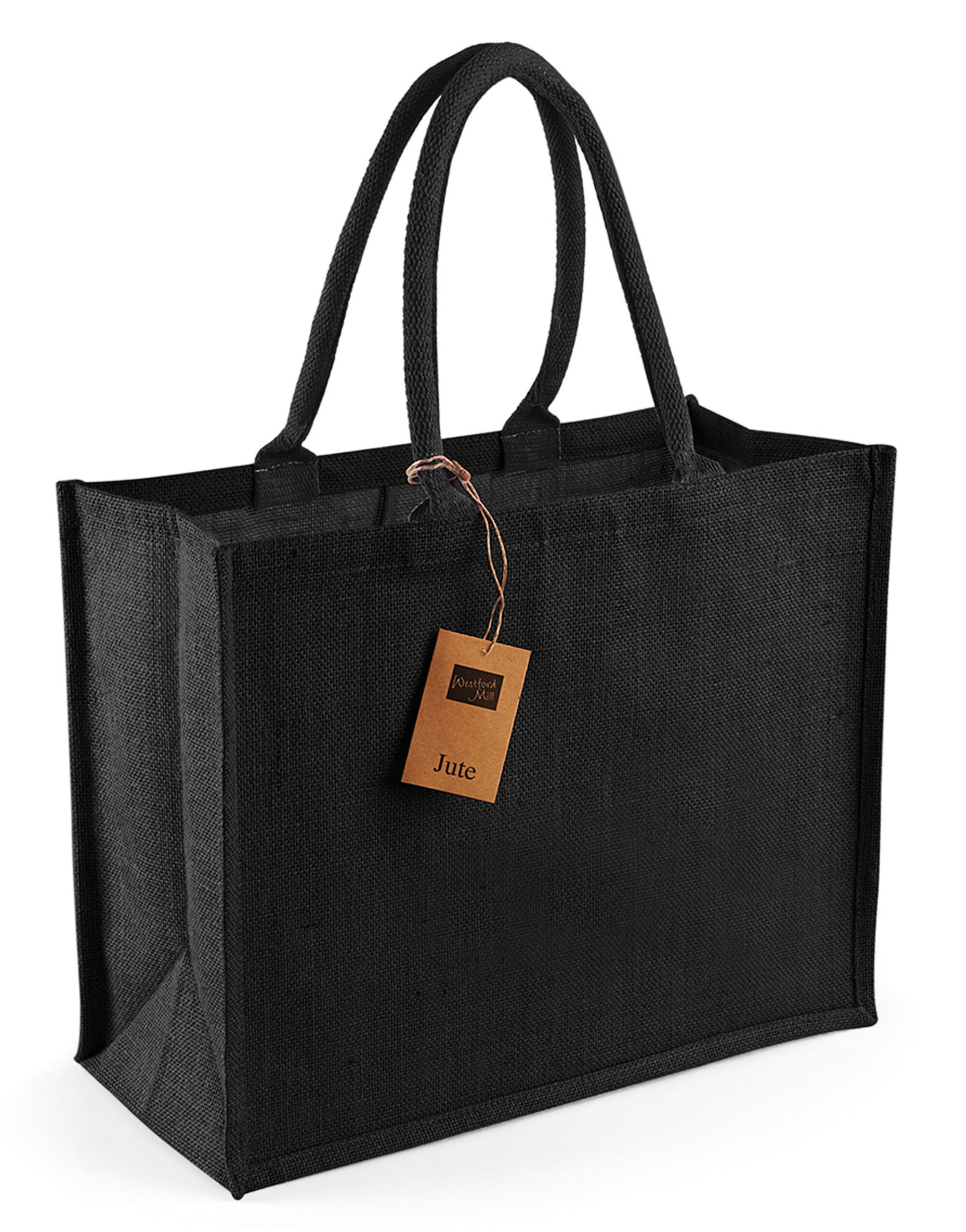 Jute Classic Shopper - Black/Black
