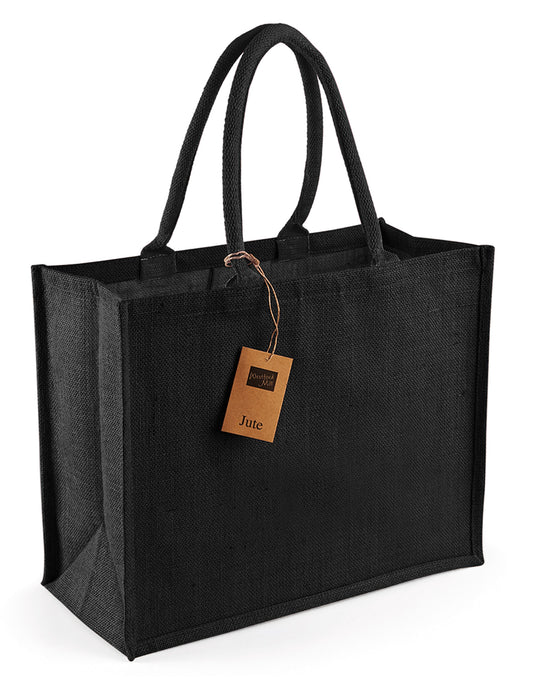 Jute Classic Shopper - Black/Black