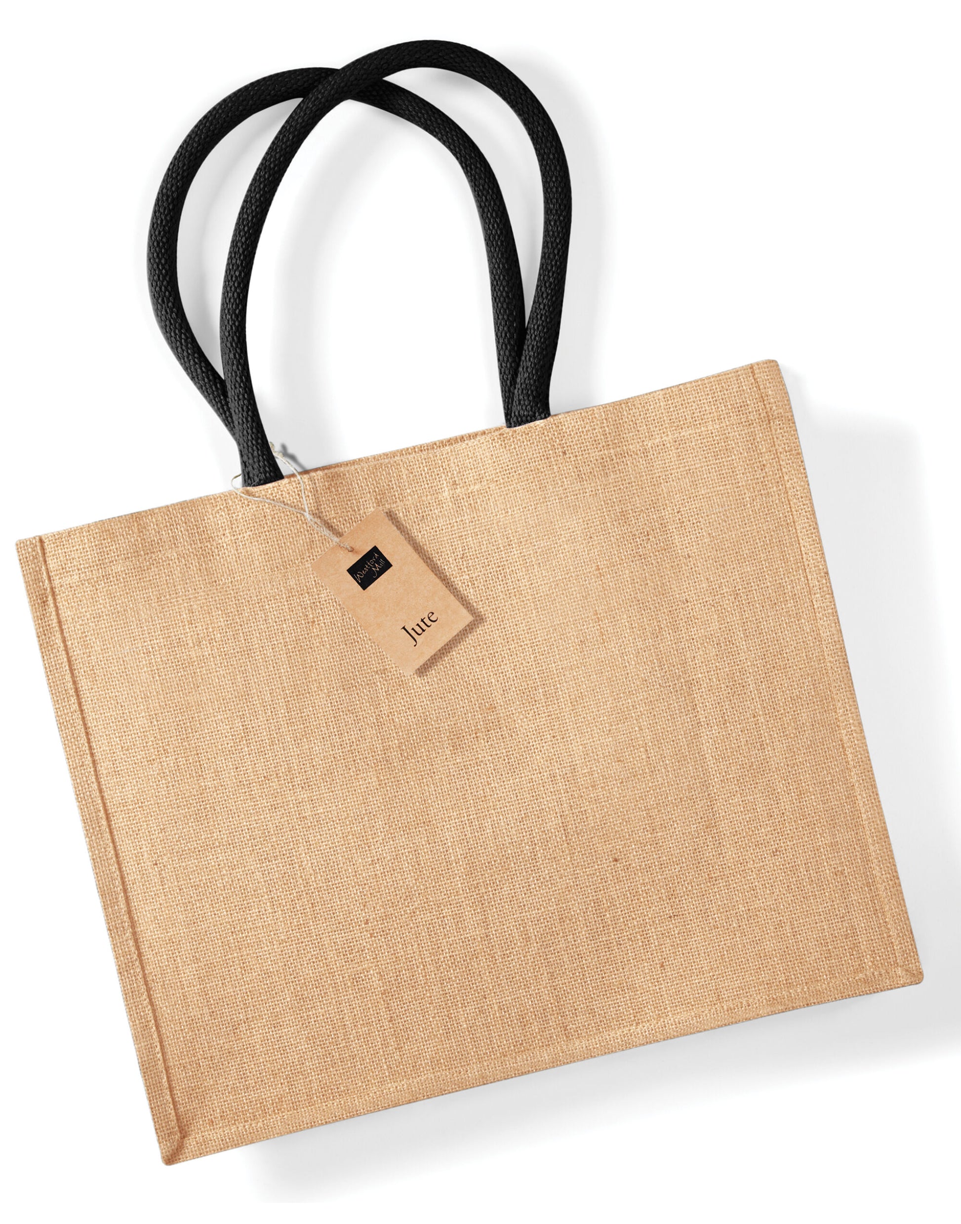 Jute Classic Shopper - Natural/Black