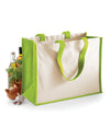 Printers' Jute Classic Shopper - Apple Green