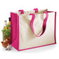 Printers' Jute Classic Shopper - Fuchsia