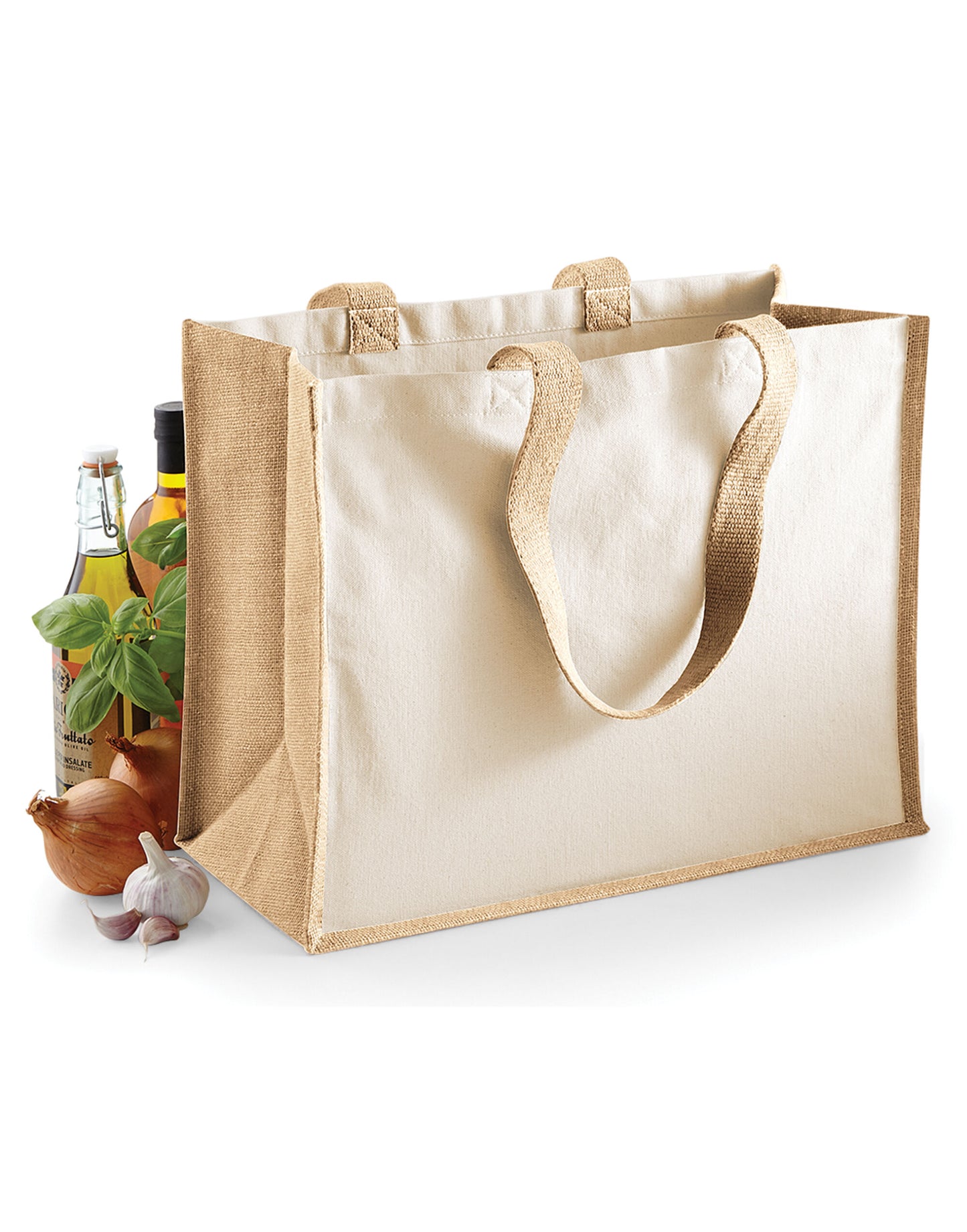 Printers' Jute Classic Shopper - Natural