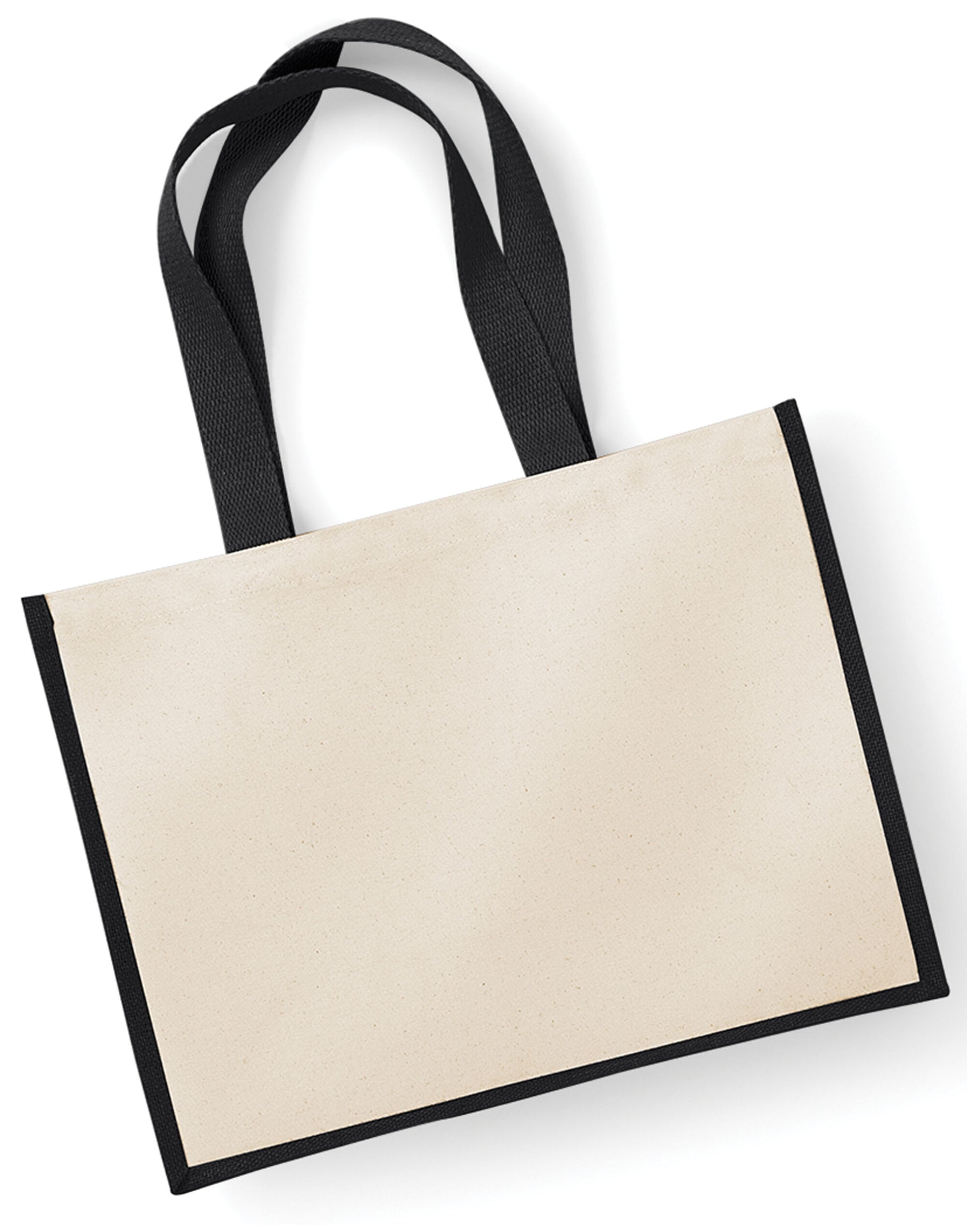 Printers' Jute Classic Shopper - Black