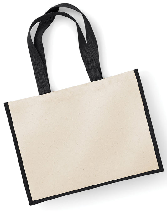 Printers' Jute Classic Shopper - Black