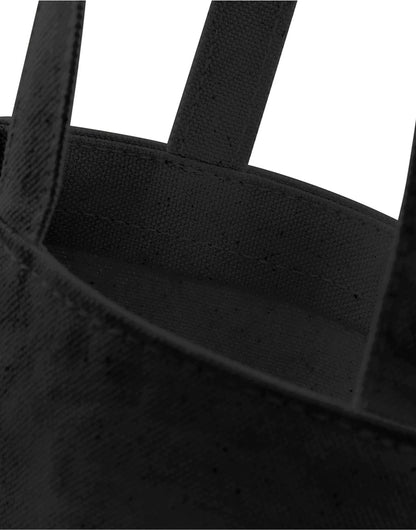 Fairtrade Cotton Bottle Bag - Black