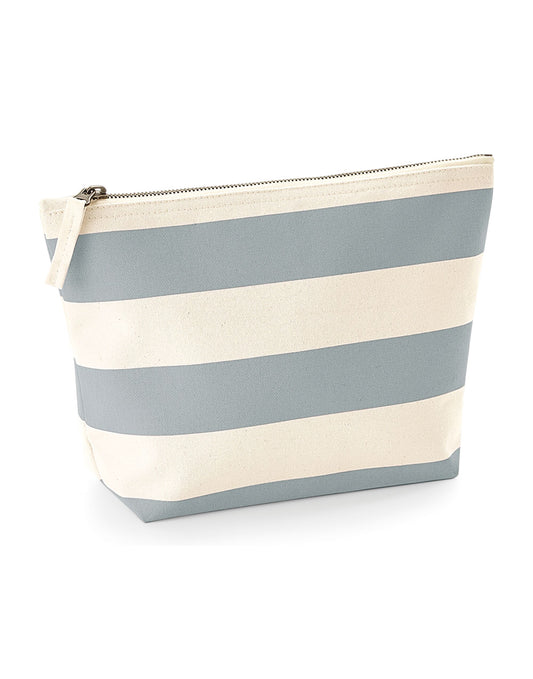 Nautical Accessory Bag - Natural/ Grey