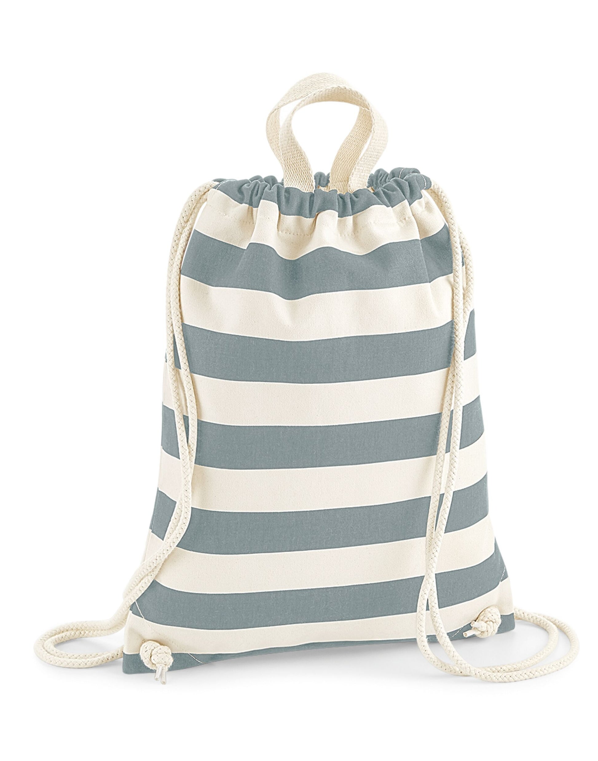 Nautical Gymsac - Natural/ Grey