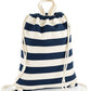 Nautical Gymsac - Natural/Navy