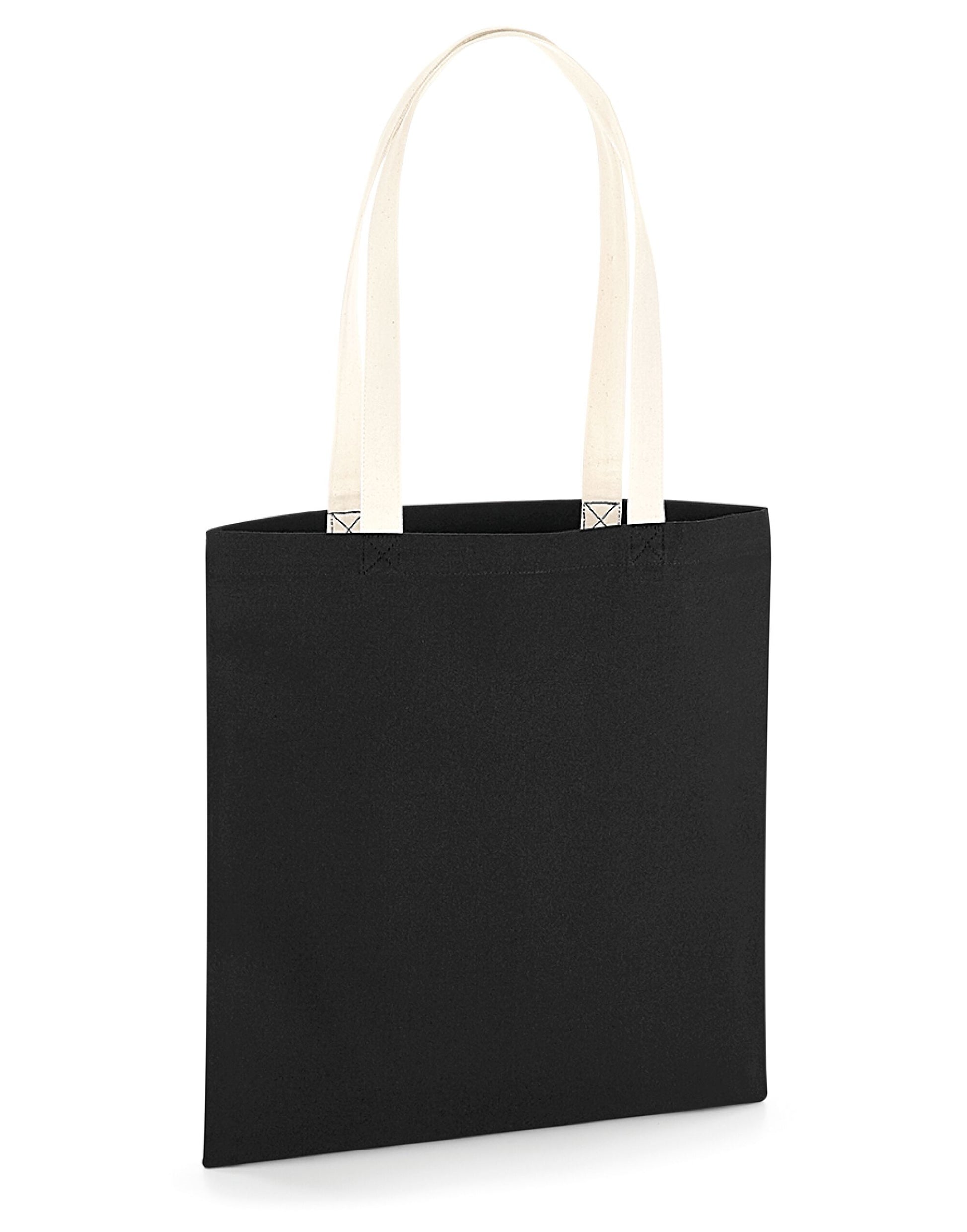 EarthAware® Organic Bag for Life - Contrast Handles - Black/Natural