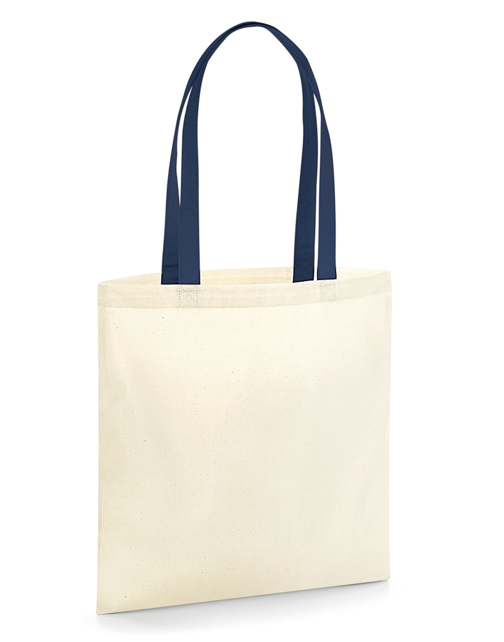 EarthAware® Organic Bag for Life - Contrast Handles - Natural/French Navy