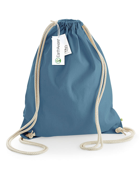 EarthAware® Organic Gymsac - Airforce Blue