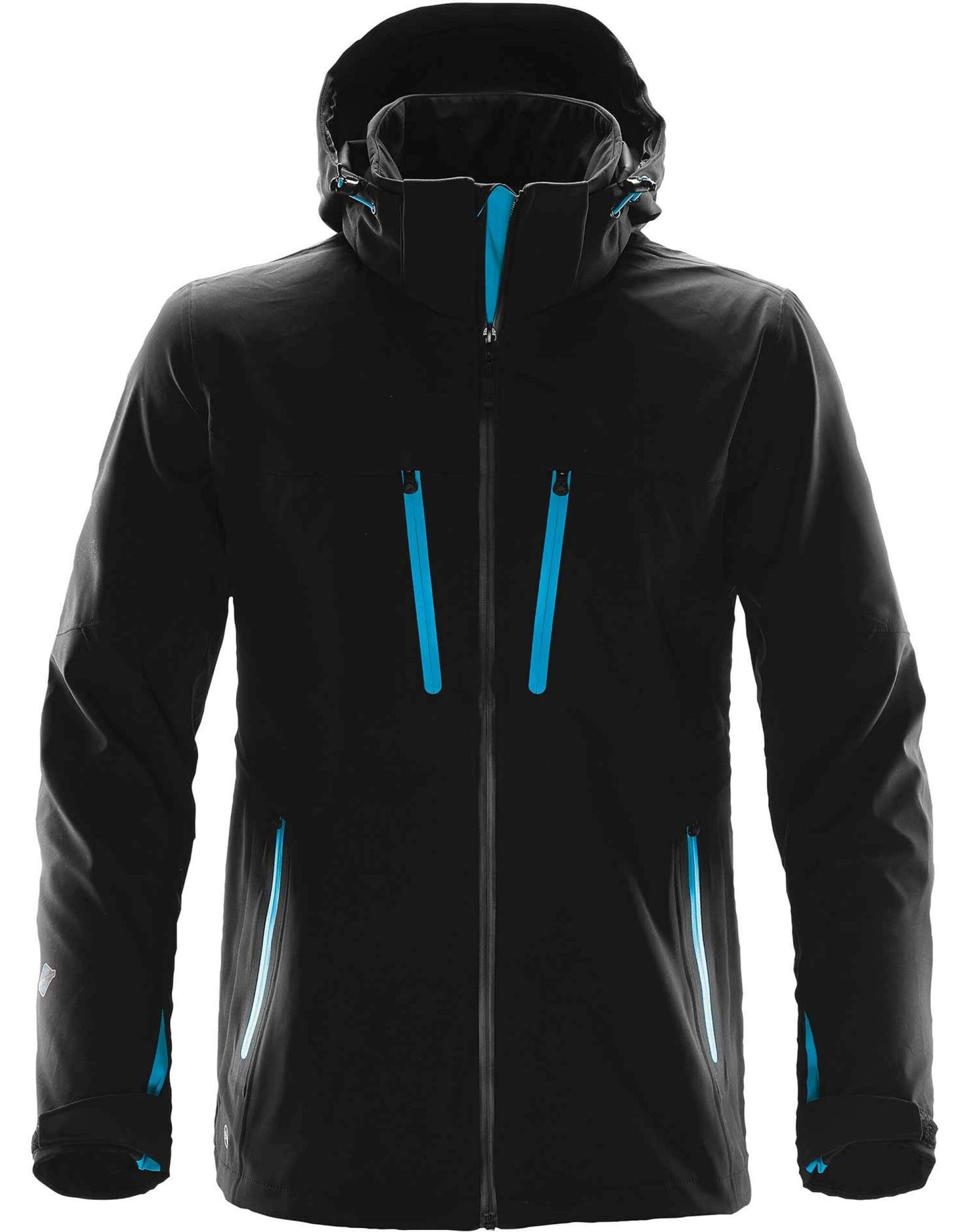Men's Patrol Softshell - Black/Electric Blue